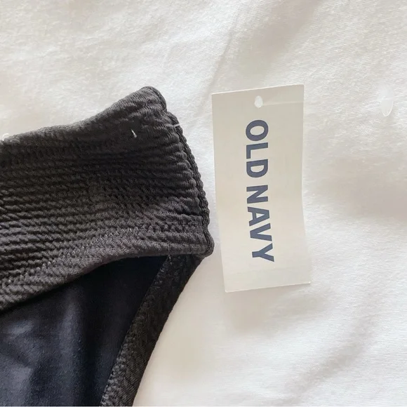 Old Navy Low-rise classic bikini swim bottoms XXL black bathing suit swimsuit - Picture 7 of 15